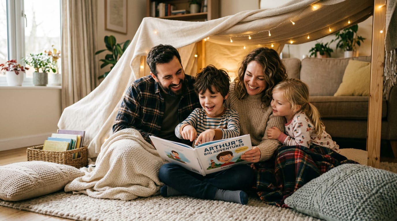 Building Modern Family Culture with Personalized Books | StorytimeHero - personalized children's book illustration